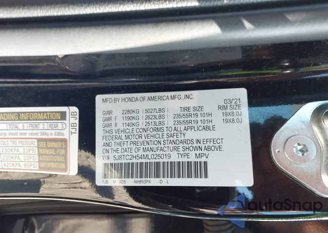 5J8TC2H54ML025019: 43020049