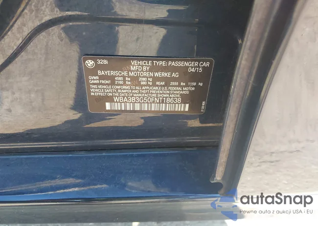 WBA3B3G50FNT18638: 43020139