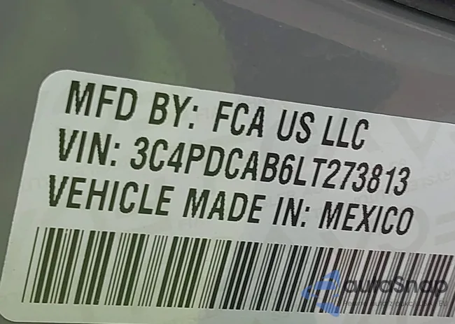 3C4PDCAB6LT273813: 43020168