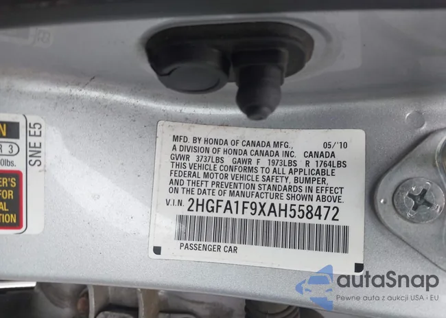 2HGFA1F9XAH558472: 43020232