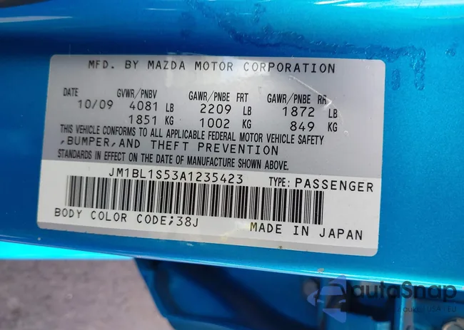 JM1BL1S53A1235423: 43021463