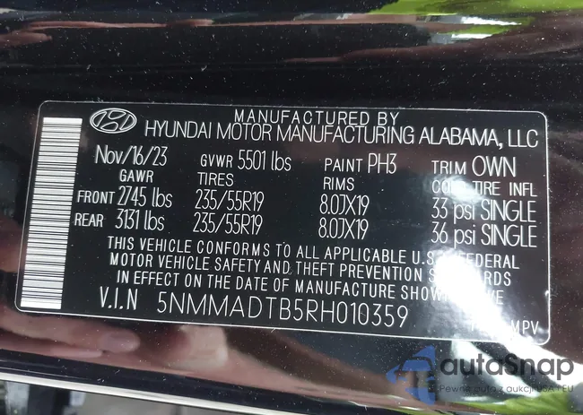 5NMMADTB5RH010359: 43021631