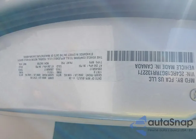 2C4RC1BG7RR132271: 43021703