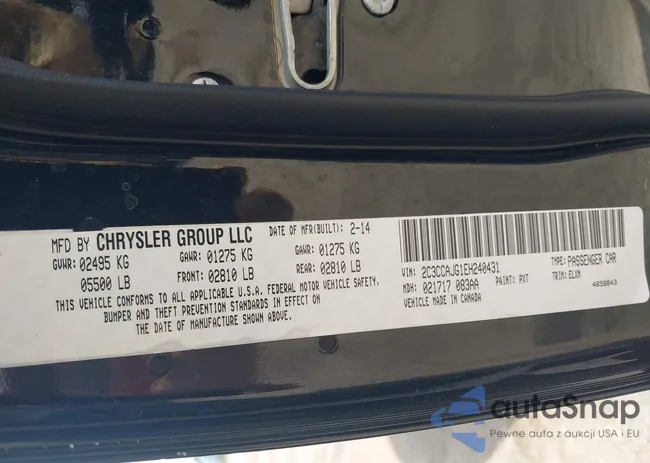 2C3CCAJG1EH240431: 43022290