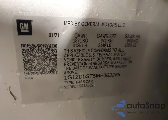 1G1ZD5ST5MF063266: 43022594