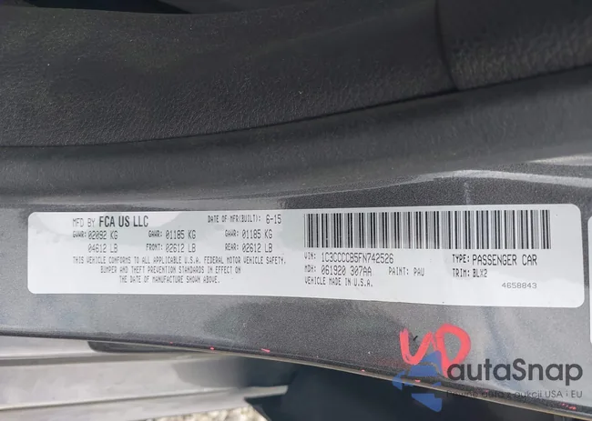 1C3CCCCB5FN742526: 43022699