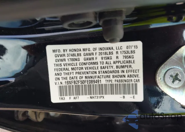 19XFB2F50FE089491: 43022828