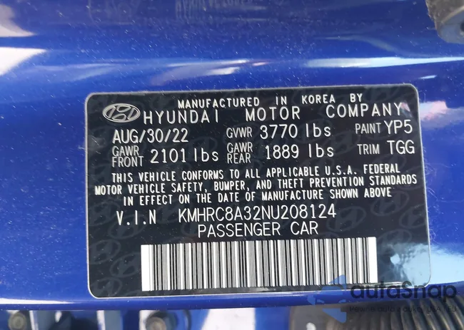 KMHRC8A32NU208124: 43022021