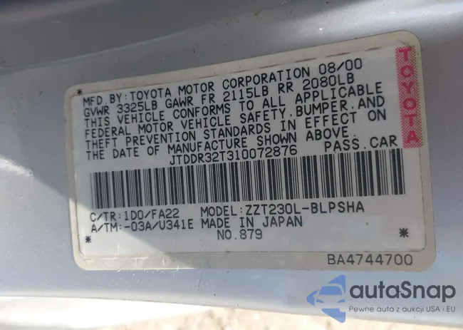 JTDDR32T310072876: 43022066