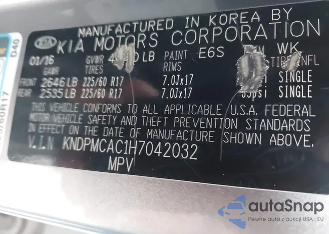 KNDPMCAC1H7042032: 43022074