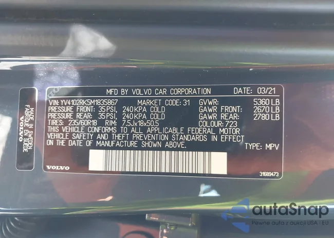 YV4102RK5M1835867: 43022214