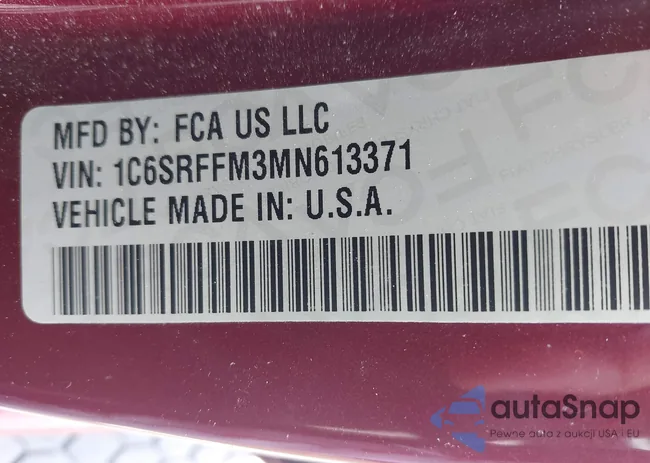 1C6SRFFM3MN613371: 43022223