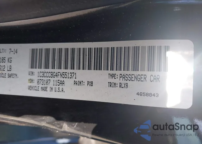 1C3CCCBG4FN551371: 43023425