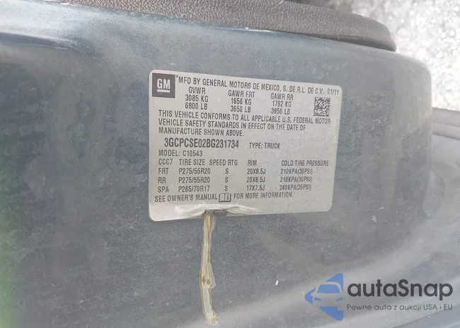 3GCPCSE02BG231734: 43023776