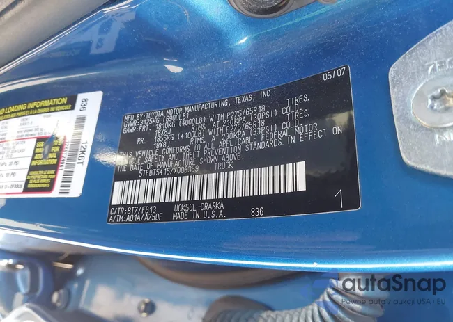 5TFBT54157X006359: 43022871