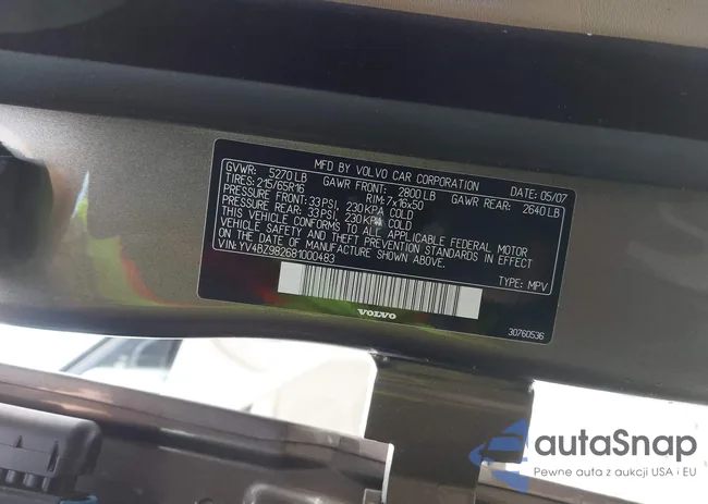 YV4BZ982681000483: 43022918