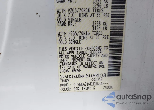 1N6ED1EK0NN608408: 43023099