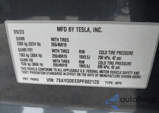 7SAYGDEE0PF882120: 43024295