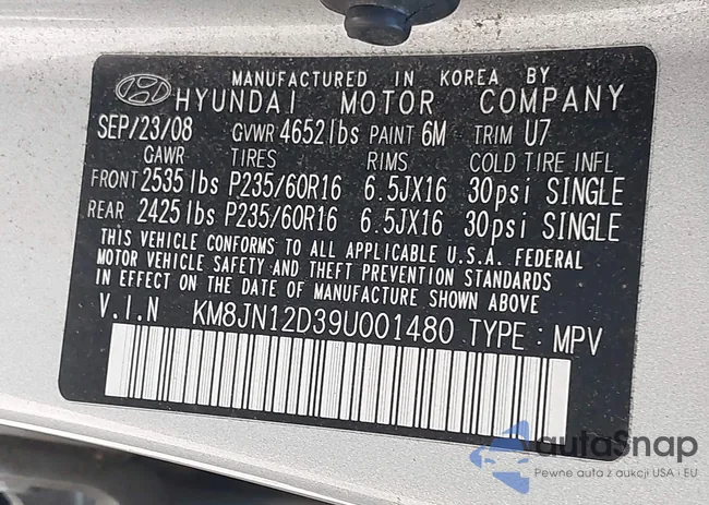 KM8JN12D39U001480: 43024545