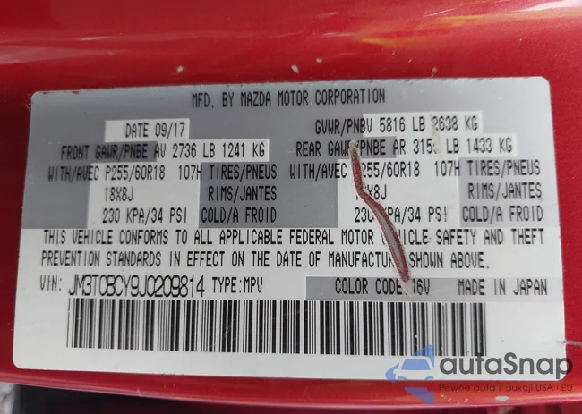 JM3TCBCY9J0209814: 43024574