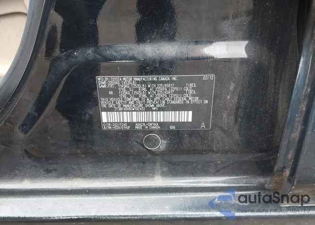 2T3BF4DV6CW192402: 43024580