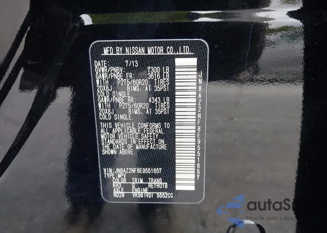 JN8AZ2NF8E9551657: 43023877