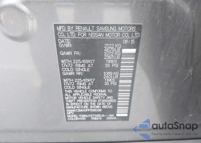 KNMAT2MV0FP591038: 43023999