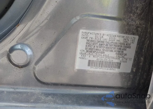 3N1AB7AP1JL618261: 43024222