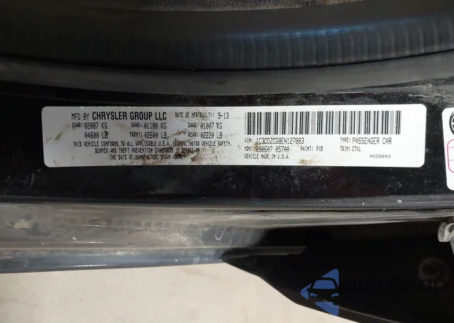 1C3CDZCG8EN127883: 43025765