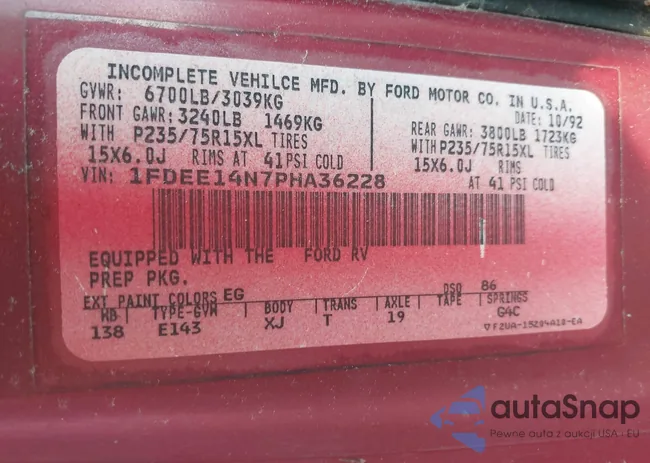 1FDEE14N7PHA36228: 43025800