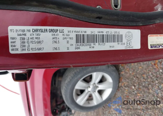 1C4NJRCBXCD524502: 43024983