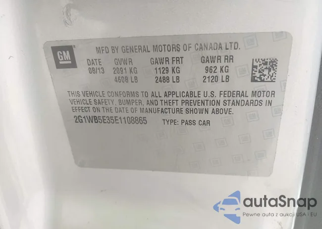 2G1WB5E35E1108865: 43024992