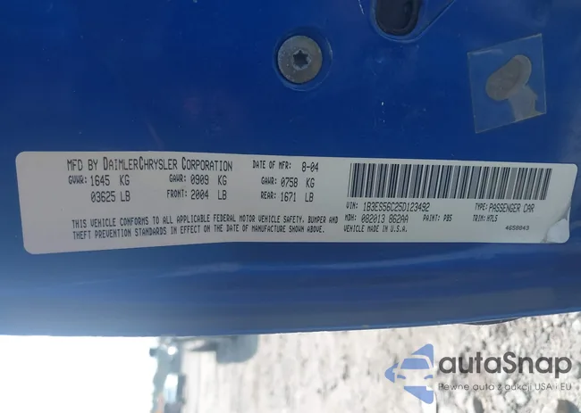 1B3ES56C25D123492: 43025202