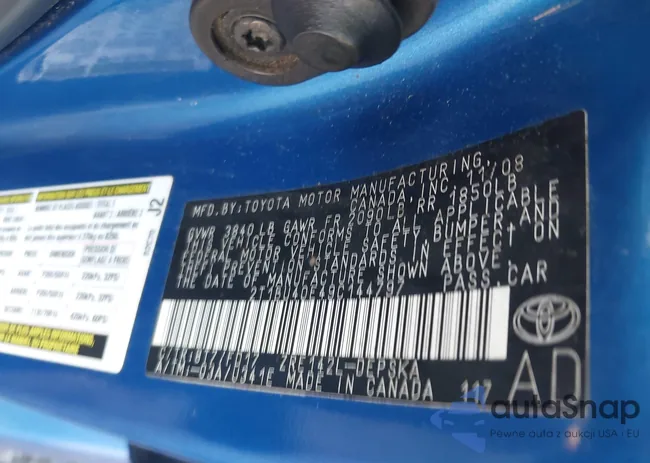 2T1BU40E49C144797: 43025253