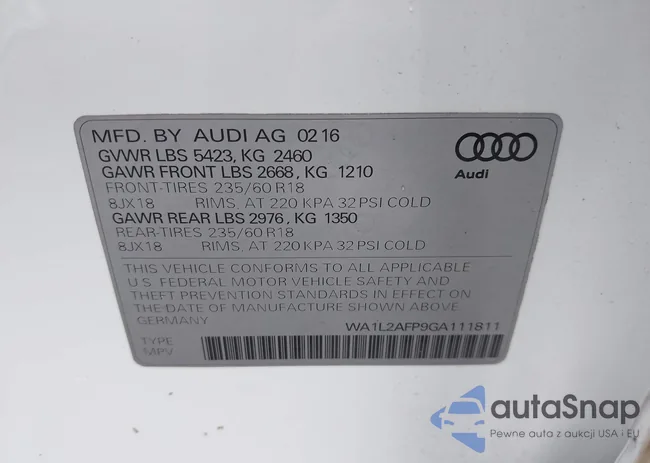 WA1L2AFP9GA111811: 43026297