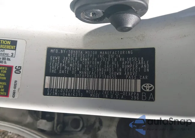 5YFBPRHE6FP198655: 43026430