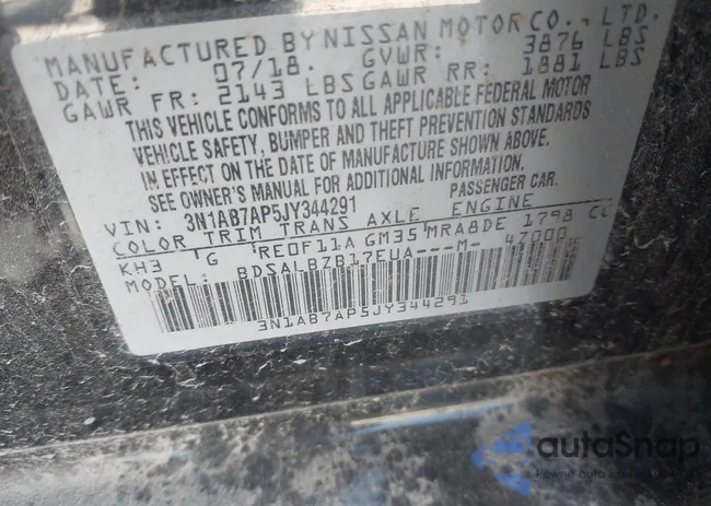 3N1AB7AP5JY344291: 43026465