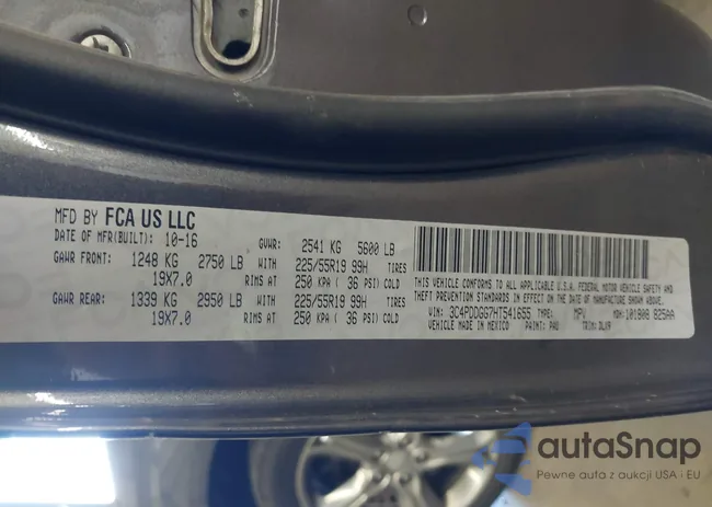 3C4PDDGG7HT541655: 43026511