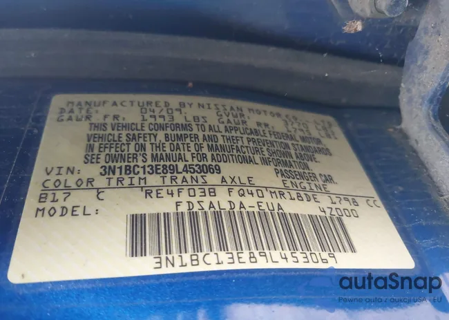 3N1BC13E89L453069: 43026826