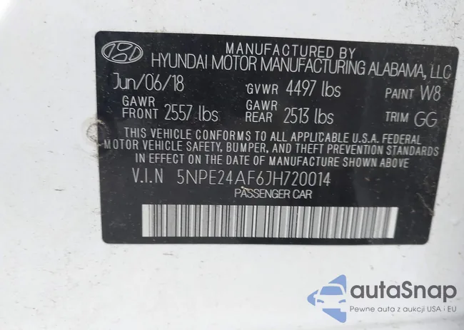 5NPE24AF6JH720014: 43025962