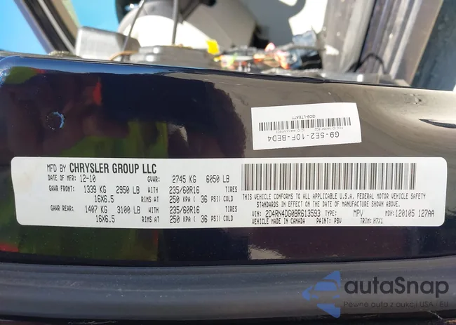 2D4RN4DG0BR613593: 43026122