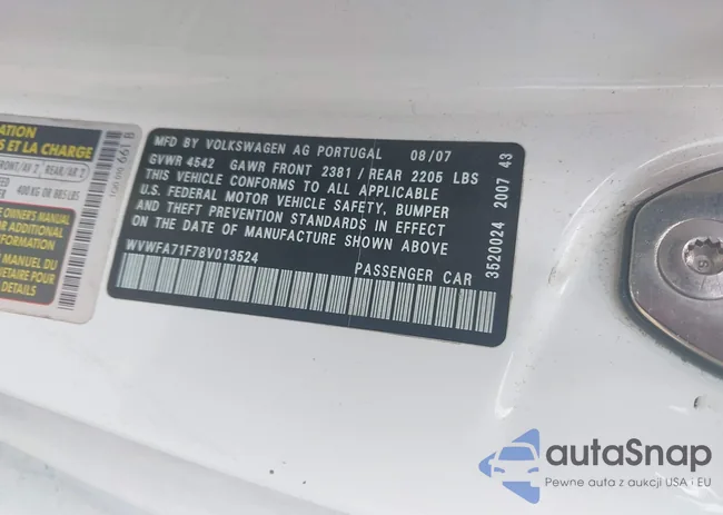 WVWFA71F78V013524: 43026252