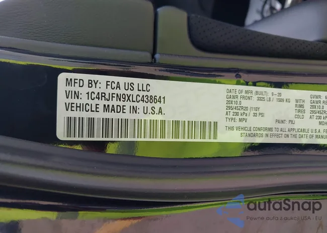 1C4RJFN9XLC438641: 43027296