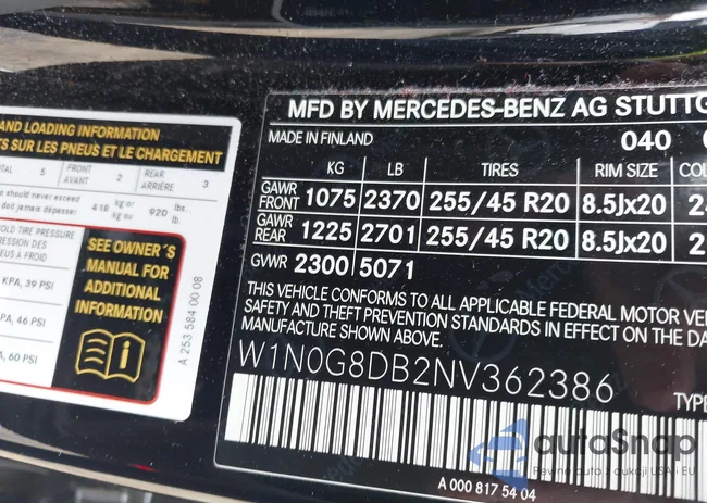 W1N0G8DB2NV362386: 43027366