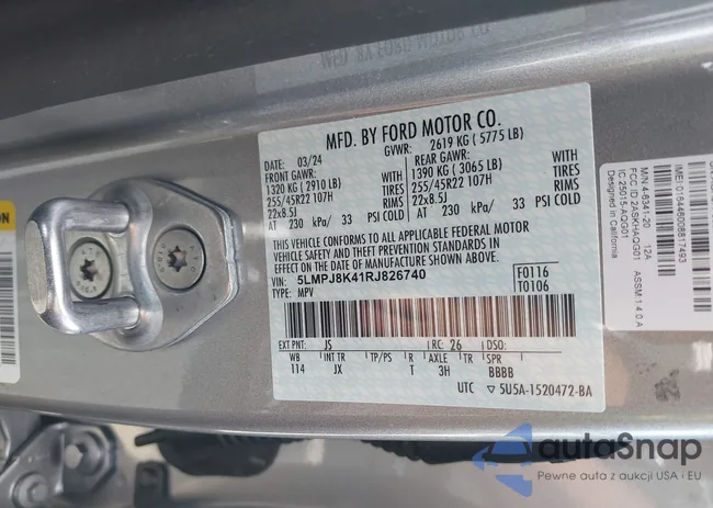 5LMPJ8K41RJ826740: 43027486