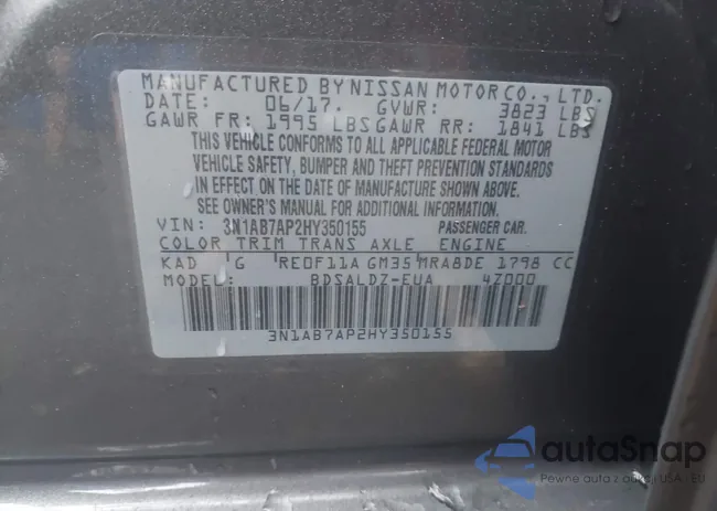 3N1AB7AP2HY350155: 43027706