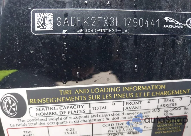 SADFK2FX3L1Z90441: 43027768