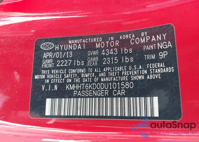 KMHHT6KD0DU101580: 43027049