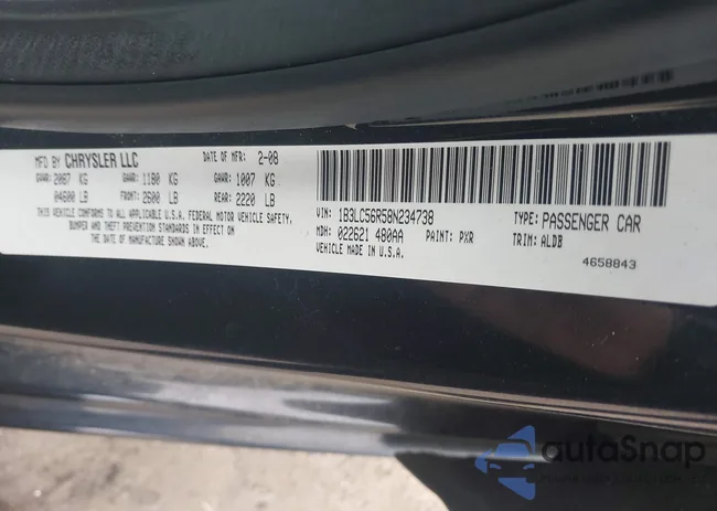 1B3LC56R58N234738: 43027210