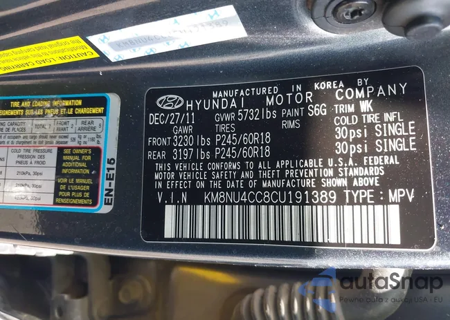 KM8NU4CC8CU191389: 43028584